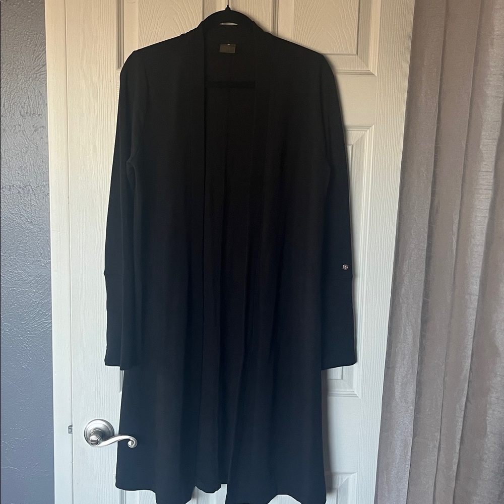 CALIA by Carrie Underwood black Long Open Cardigan